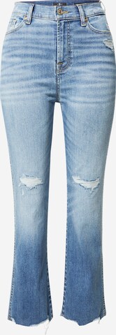 Flared Jeans di 7 for all mankind in blu: frontale