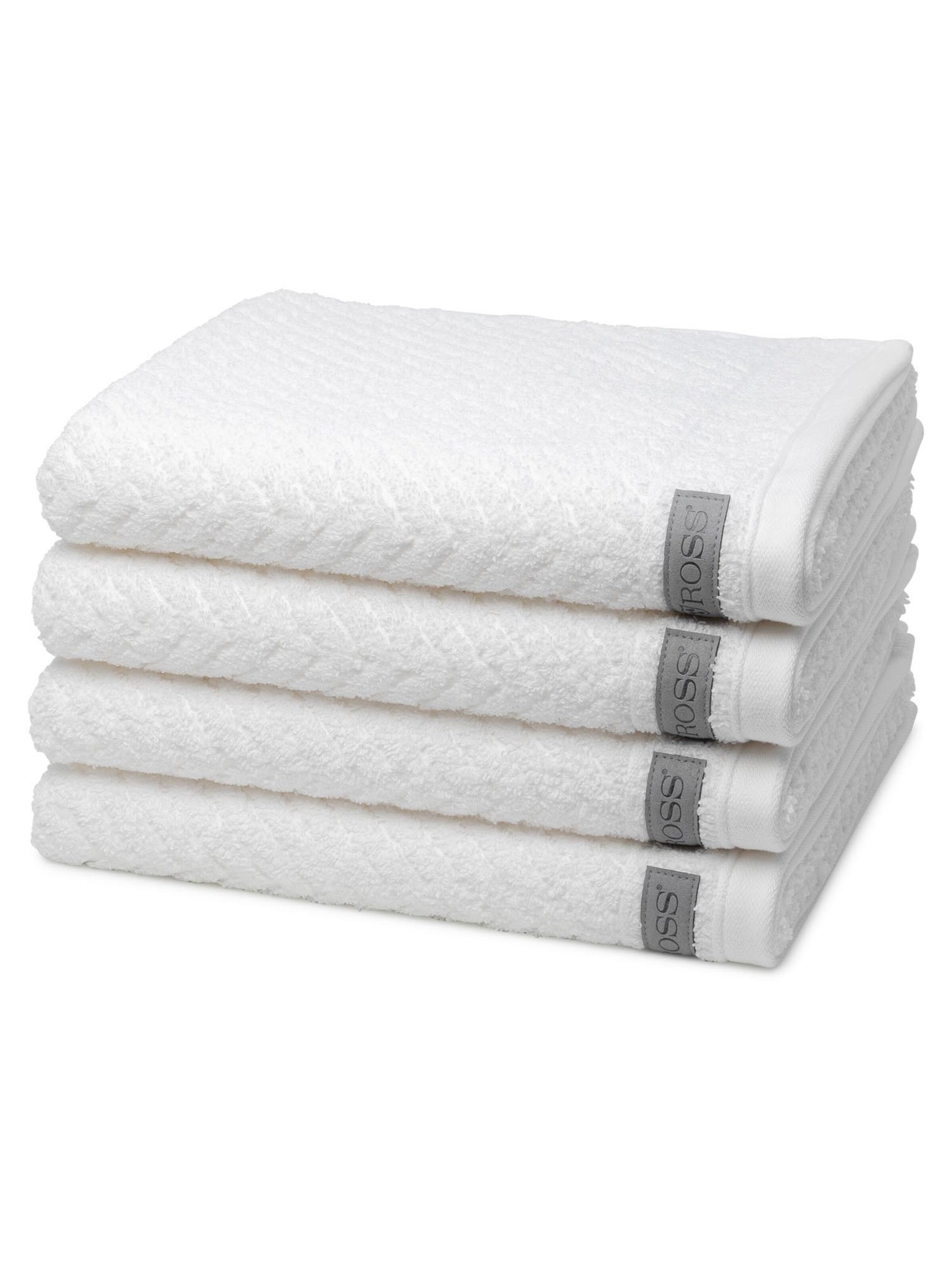 ROSS Handtuch 'Smart'‌‌‌‌‌‌‌‌‌‌ in Weiß: Vorderseite