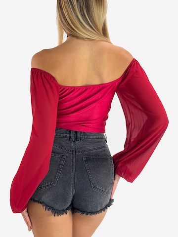 Elara Bluse in Rot
