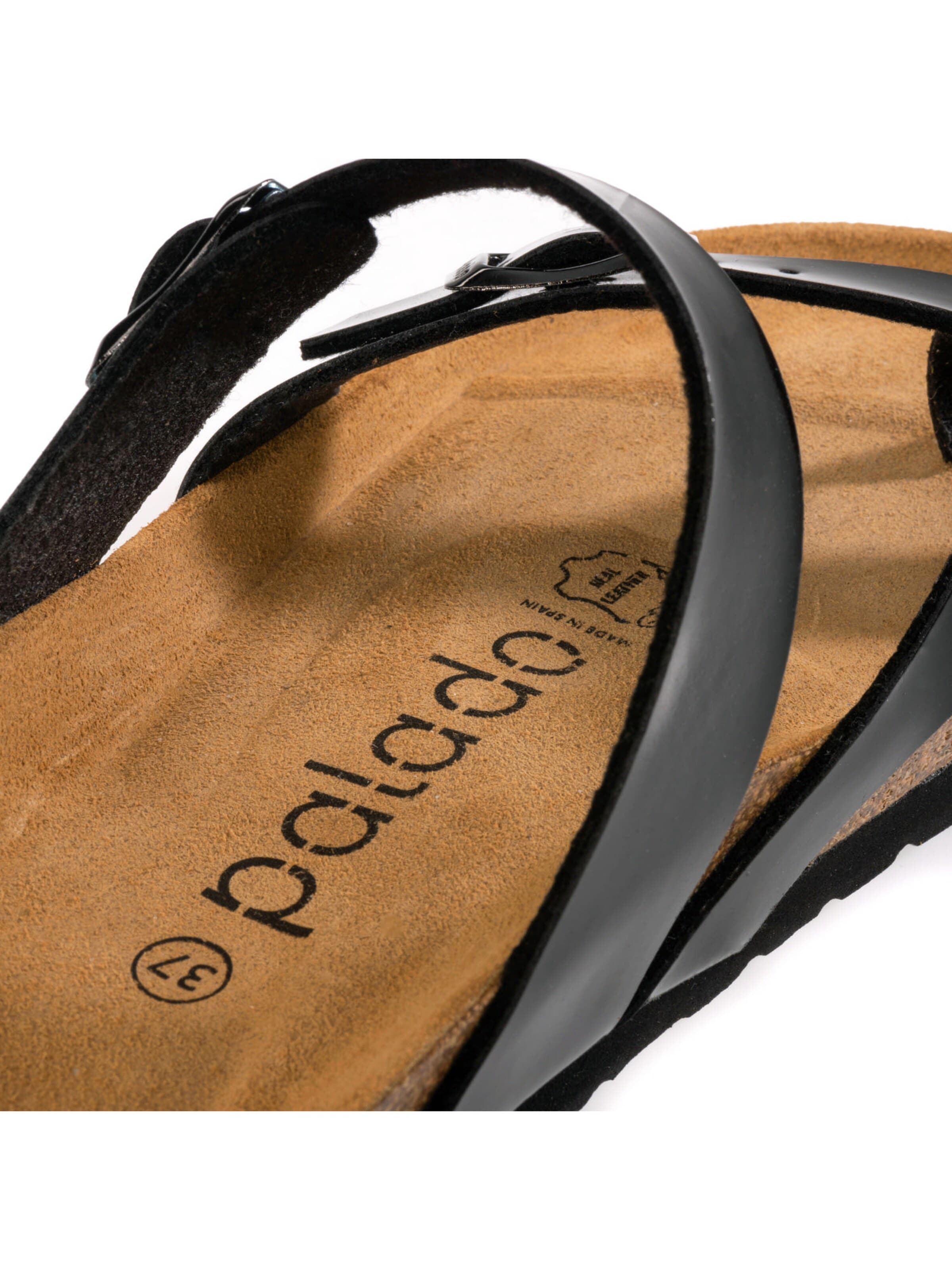 Palado Teenslipper 'Palado Cres Lack' in Zwart