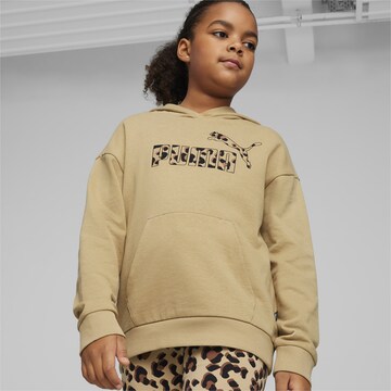 PUMA Sweatshirt in Beige: voorkant