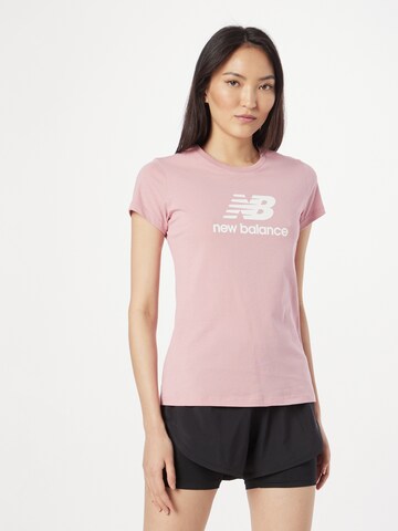 new balance Shirt in Roze: voorkant
