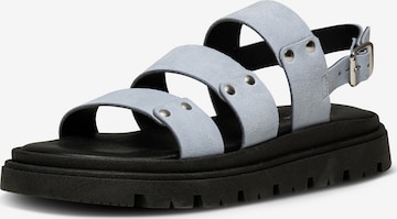 Shoe The Bear Sandalen met riem 'Rebecca' in Blauw: voorkant