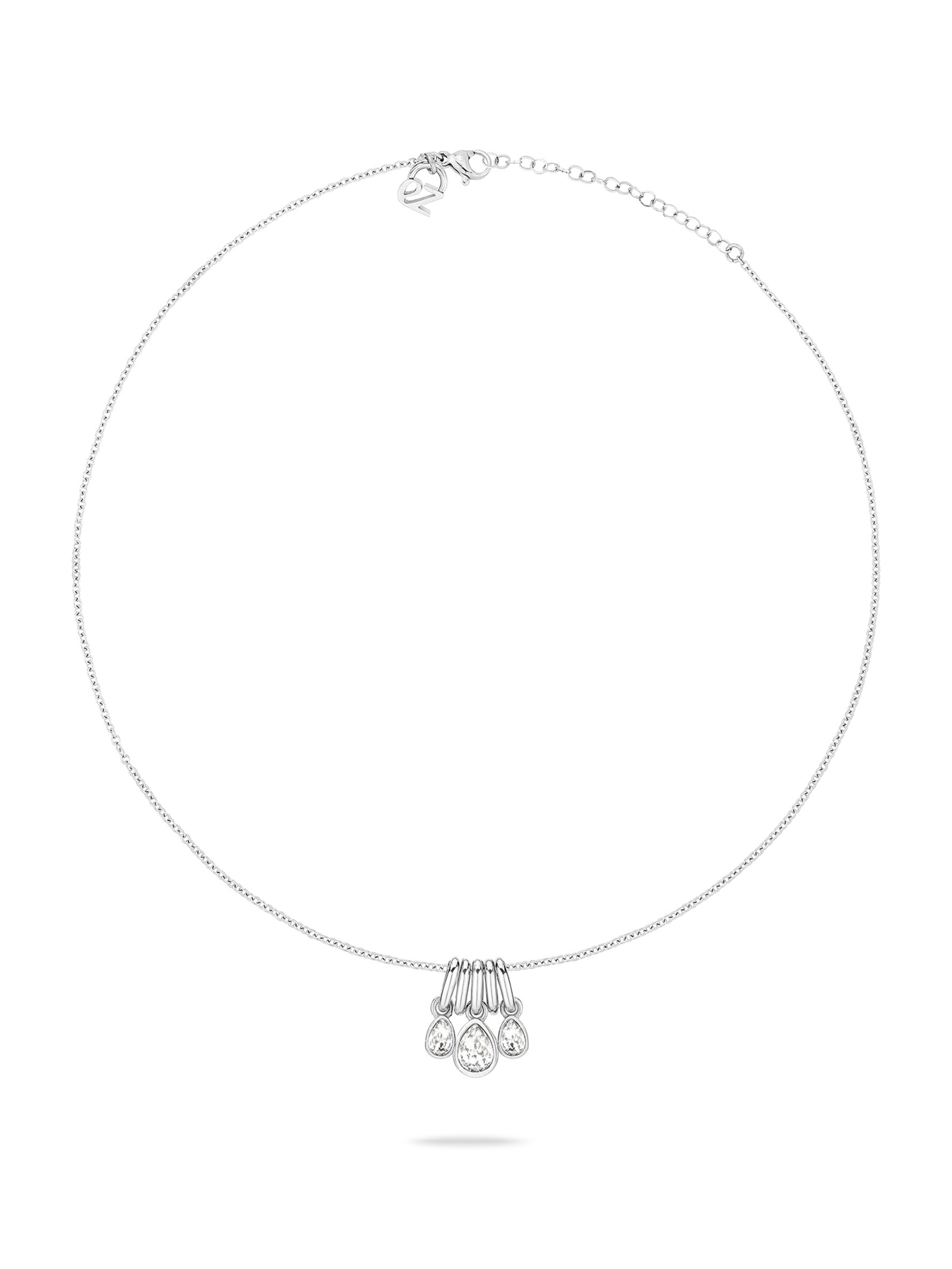 Echtzeit Necklace 'Like Diamonds' in Silver: front