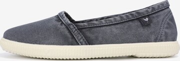 Walk In Pitas Espadrillo 'Camping' värissä musta: etupuoli