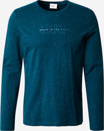 T-Shirt s.Oliver en vert : devant