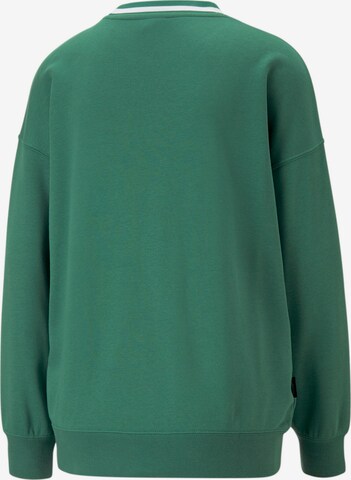 PUMASportska sweater majica 'TEAM' - zelena boja