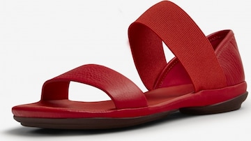 CAMPER Strap Sandals 'Right Nina' in Red: front