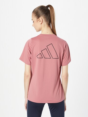 ADIDAS SPORTSWEAR Λειτουργικό μπλουζάκι 'Run Icons ' σε ροζ