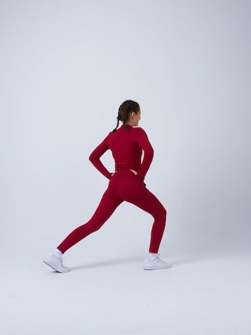 SPORTKIND Funktionsshirt 'Langarmshirt High-Neck'‌‌‌‌‌‌ in Rot
