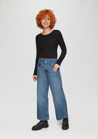 Wide Leg Jean 'Catie' QS en bleu