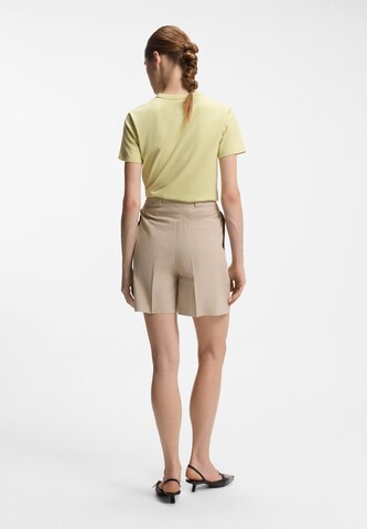HUGO Loosefit Shorts 'Hamonu' in Beige