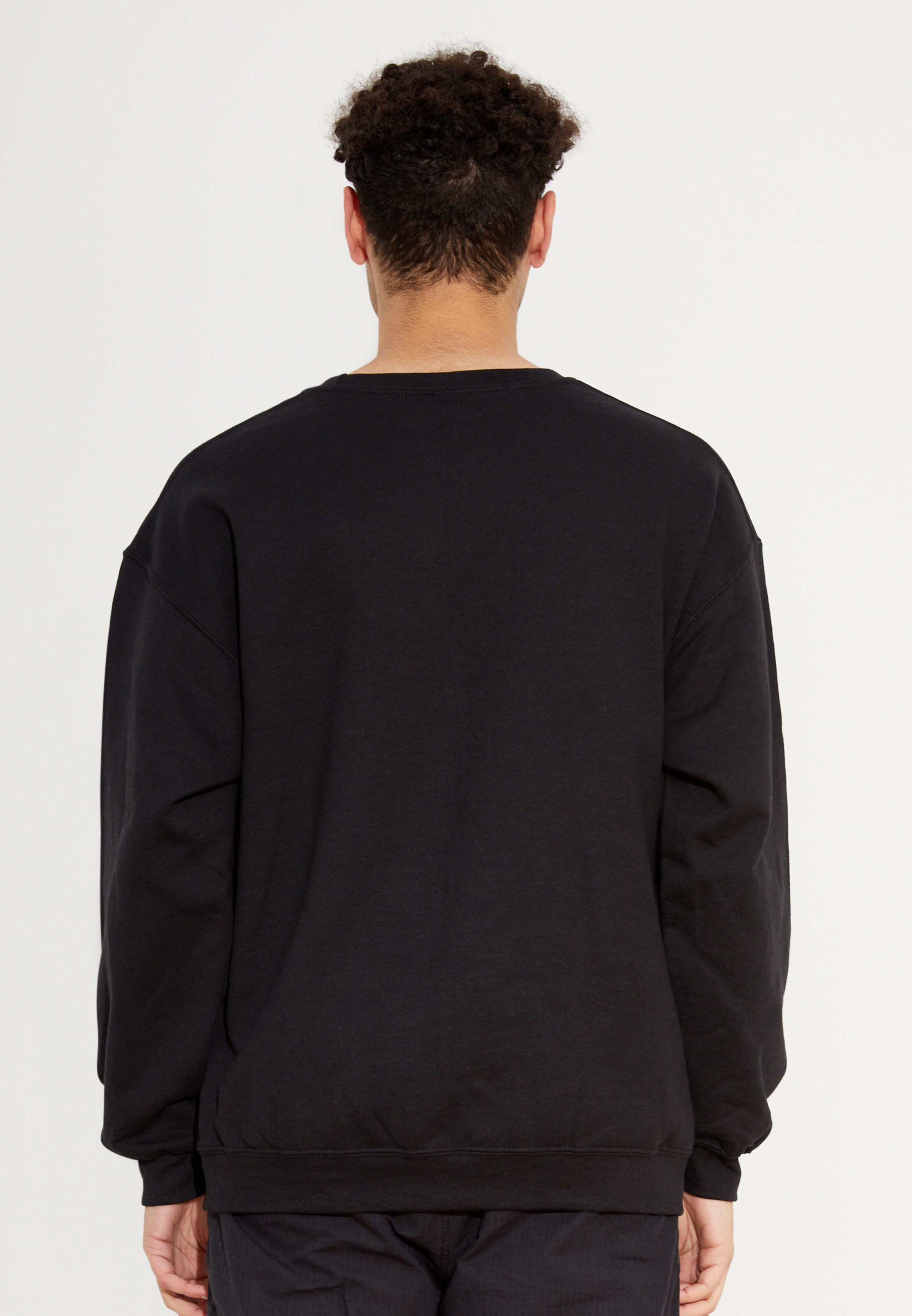 Männer Sweat New Love Club Sweatshirt 'HOT GIRL' in Schwarz - SJ93084 Männer Sweat New Love Club Sweatshirt 'HOT GIRL' in Schwarz - SJ93084
