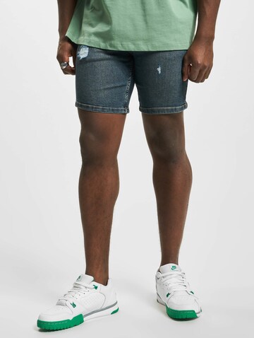 Denim Project Slimfit Jeans in Blau: Vorderseite