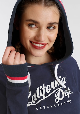 KangaROOS Athletic Sweatshirt in Blue