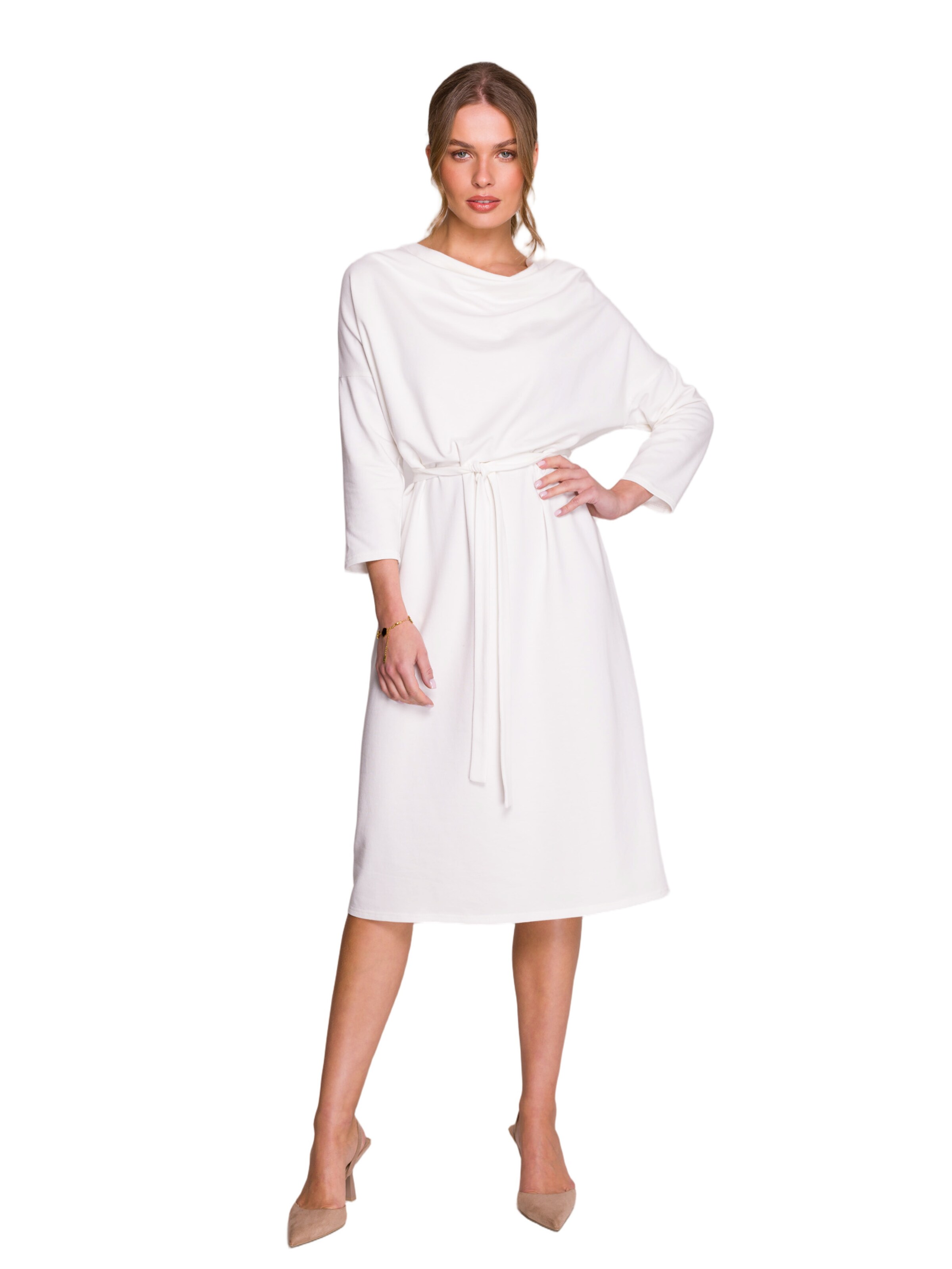Stylove Šaty 'Sukienka oversize z modalu' – béžová