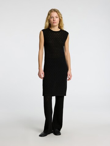 Robes en maille SELECTED FEMME en noir