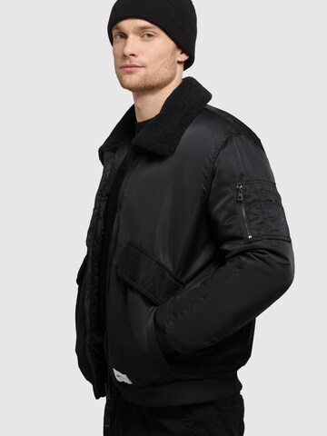 khujo Winterjacke 'Ground' in Schwarz