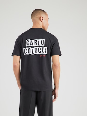 Carlo Colucci Μπλουζάκι σε μαύρο: μπροστά
