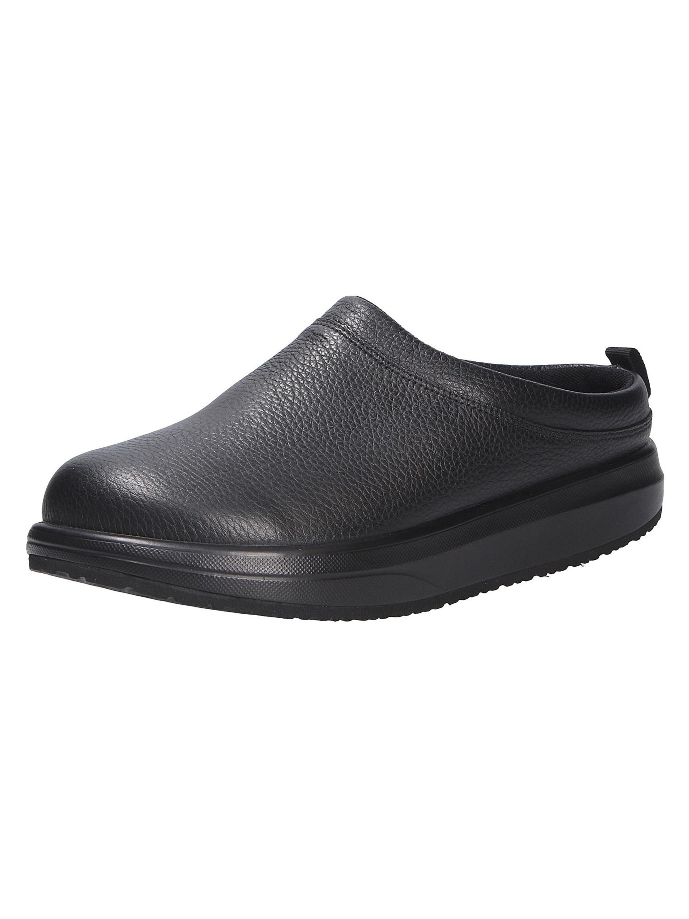 Joya Clogs 'RIGA M BLACK'‌‌‌‌ in Schwarz: Vorderseite