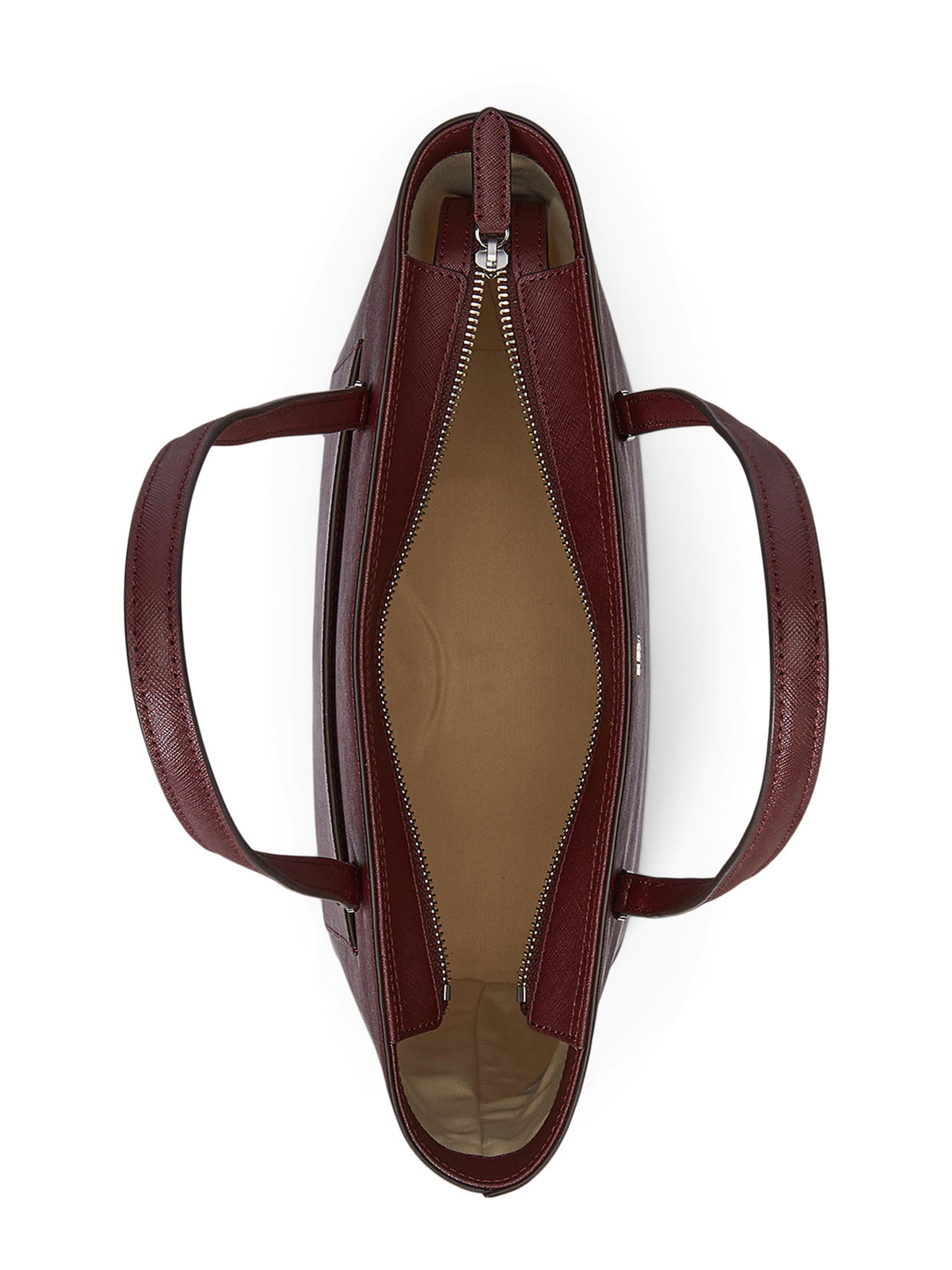 Lauren Ralph Lauren Μεγάλη τσάντα 'Karly' σε κόκκινο