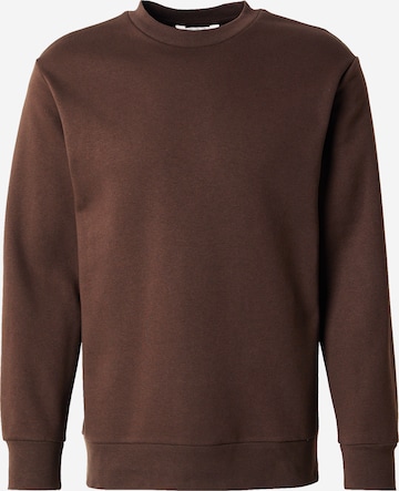 SELECTED Mikina 'SLHDAN' – hnědá: přední strana