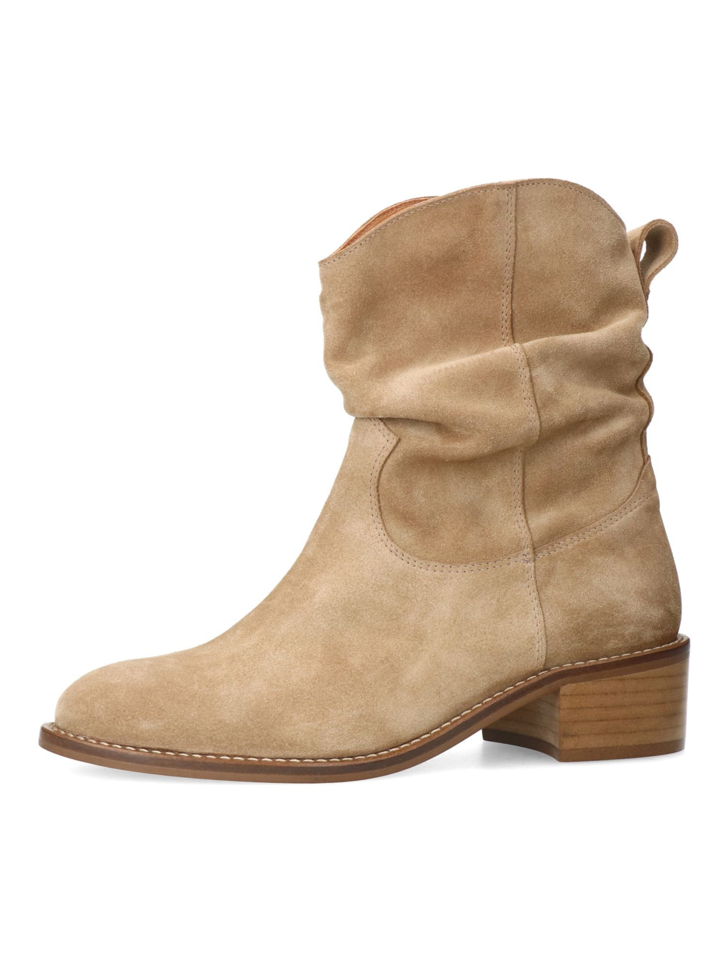MANFIELD Stiefelette in beige, Produktansicht
