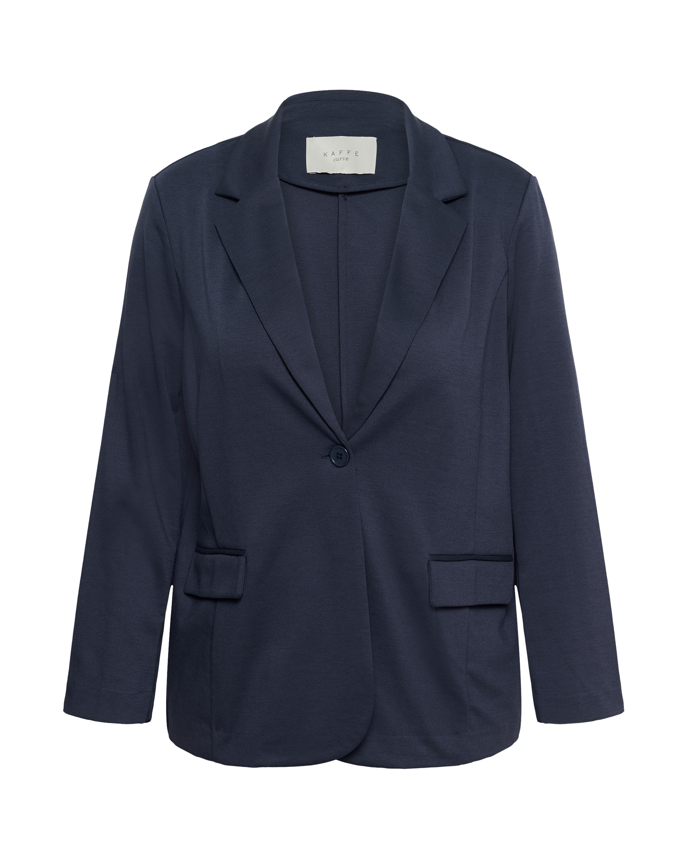 KAFFE CURVE Blazer i blå: forside