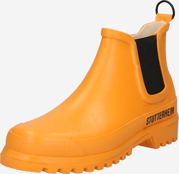 Bottes en caoutchouc Stutterheim en jaune : devant