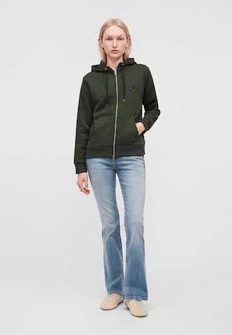 GANT Bluza rozpinana w kolorze zielony
