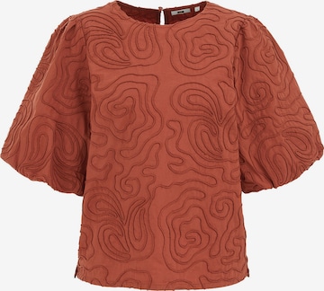 WE FashionBluza - crvena boja: prednji dio