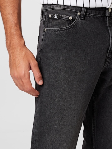 Calvin Klein Jeans Regular Jeans 'DAD' in Zwart