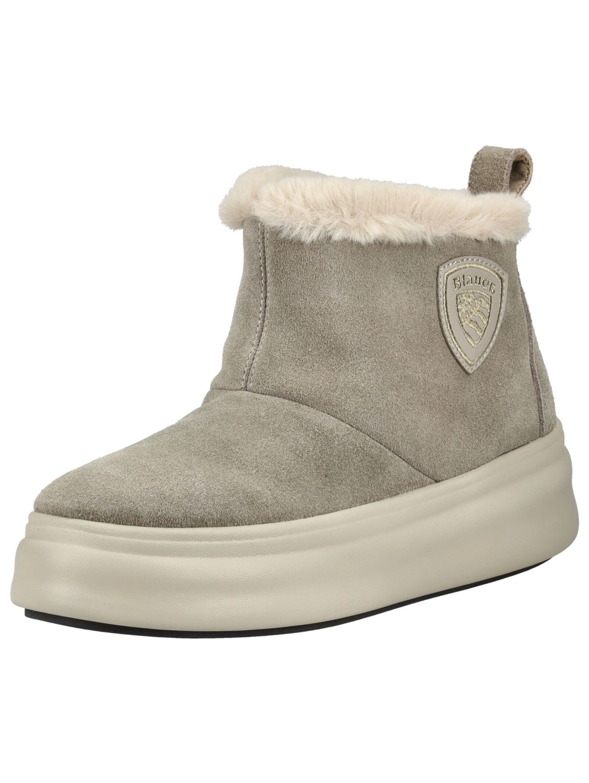 Boots di Blauer.USA in grigio: frontale