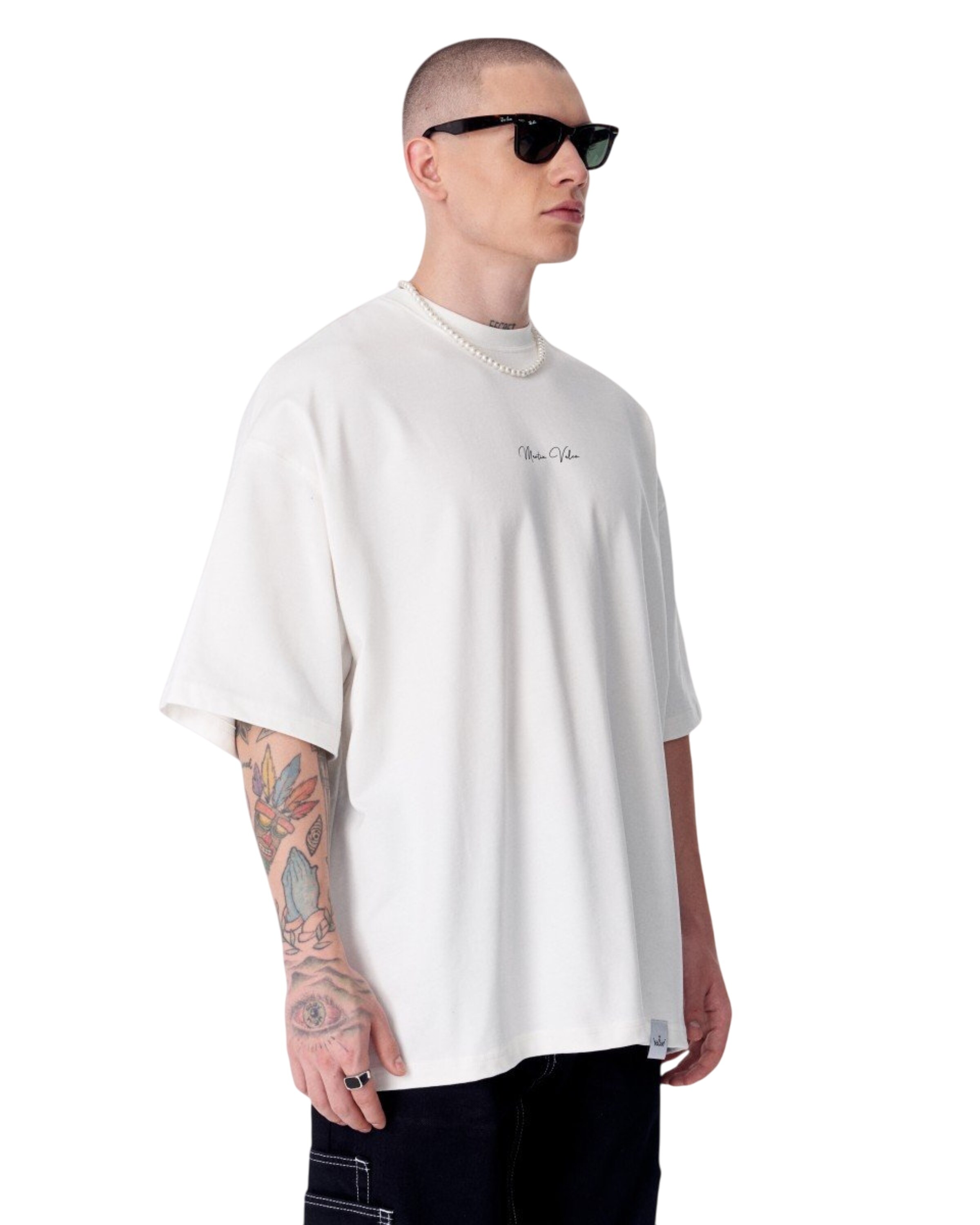 MARTIN VALEN Shirt in Wit