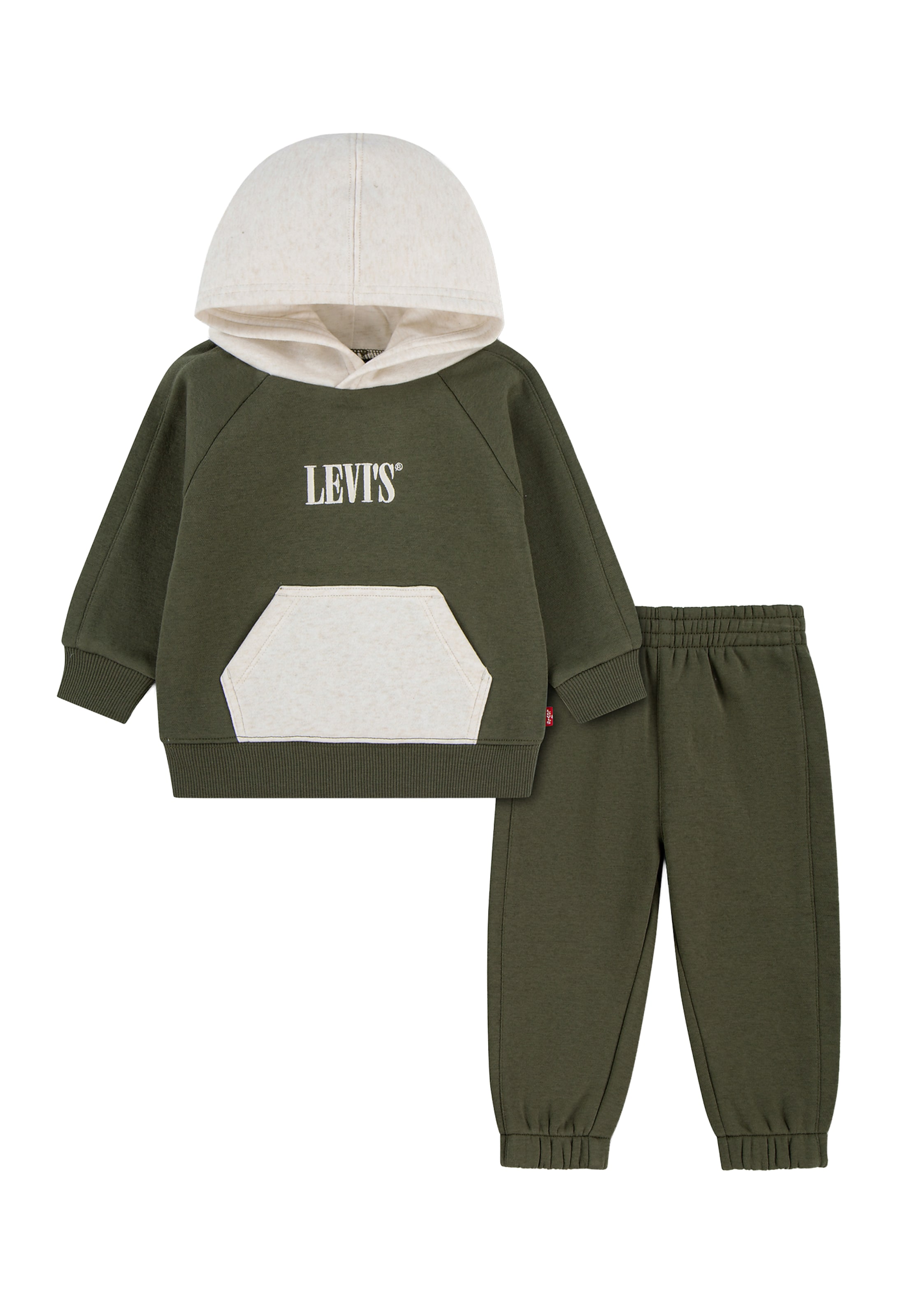 Levi's Kids Juoksupuku värissä vihreä: etupuoli