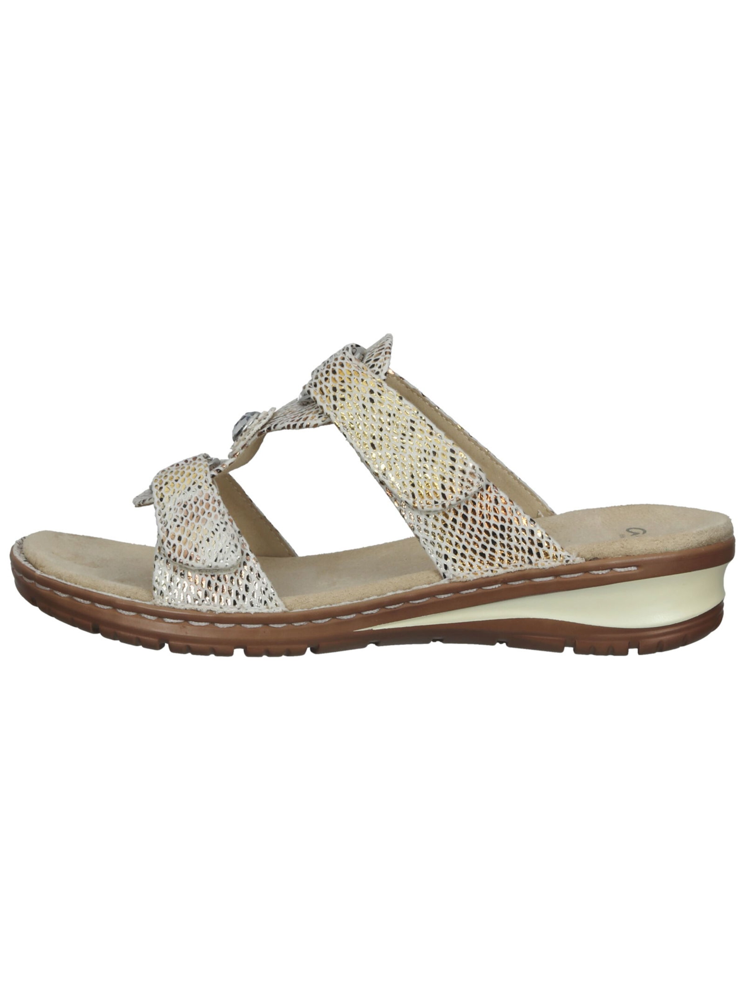 Frauen Pantoletten ARA Pantolette in Mischfarben, Weiß - YX20340 Frauen Pantoletten ARA Pantolette in Mischfarben, Weiß - YX20340