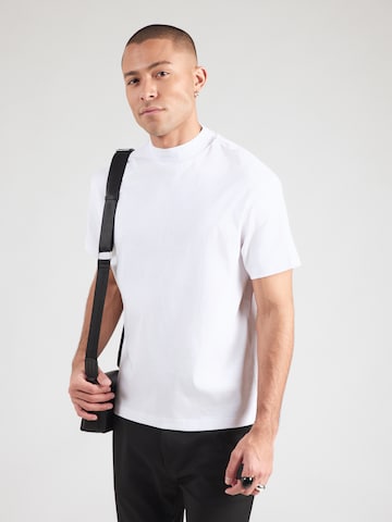 balta BOSS Marškinėliai 'Spirit70': priekis