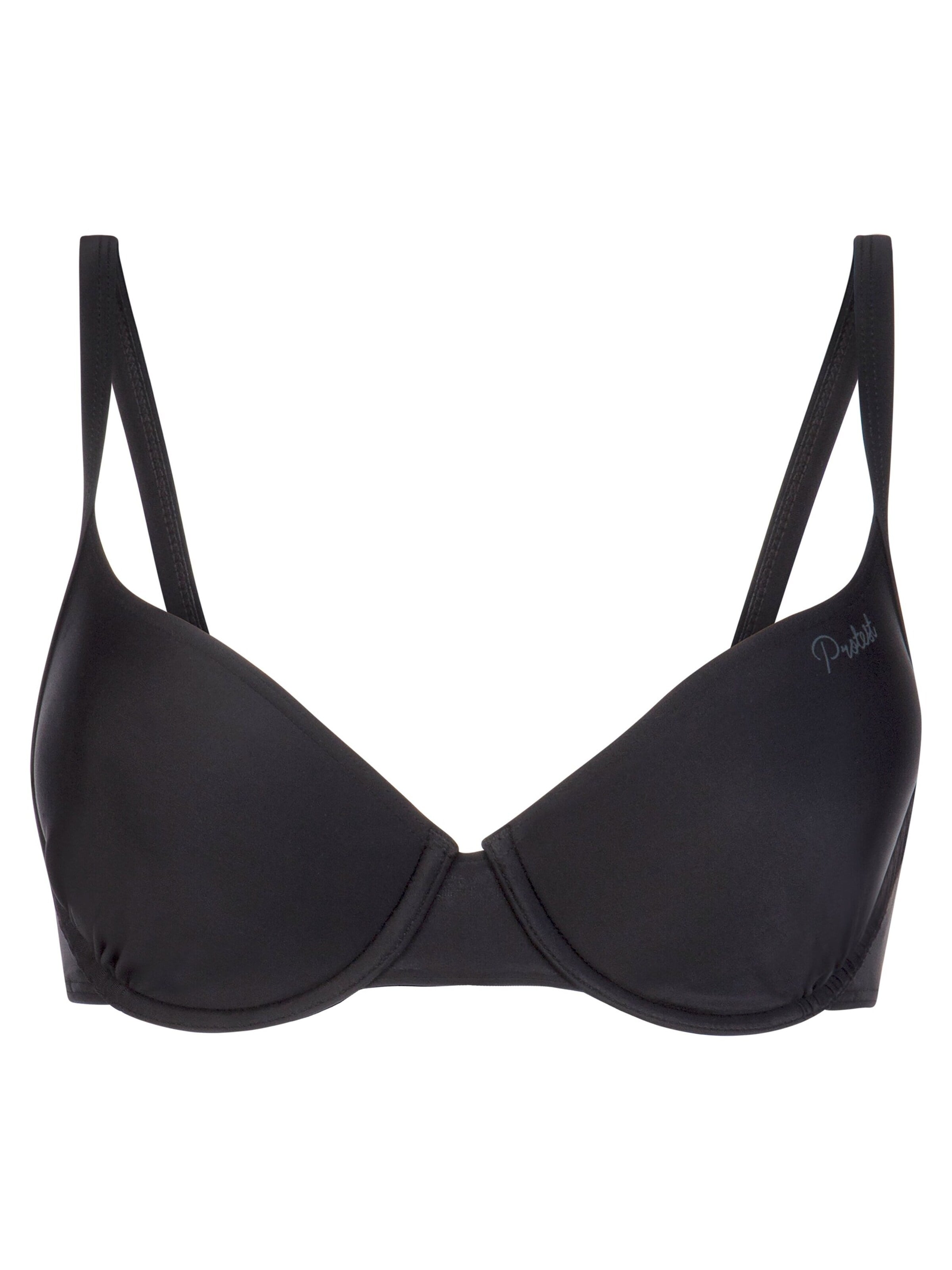 PROTEST Balconette Bikinitop 'MM RODYAND DCUP' in Zwart: voorkant