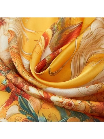 alberto cabale Scarf 'Dream Garden Cléo' in Yellow