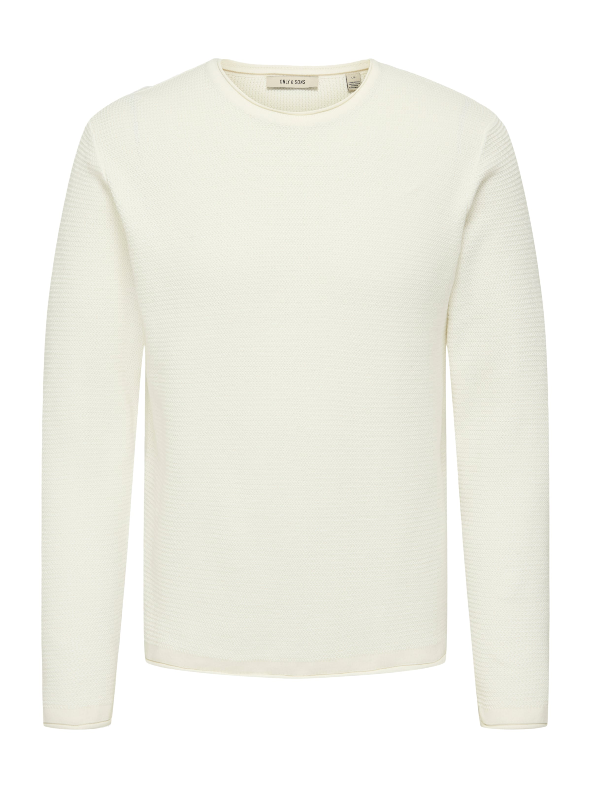 Pull-over 'ONSERIC' Only & Sons en blanc : devant