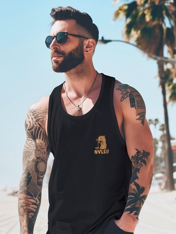 Neverless Shirt 'Eat pasta' in Black
