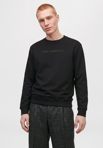 Karl Lagerfeld Sweatshirt in Black: front