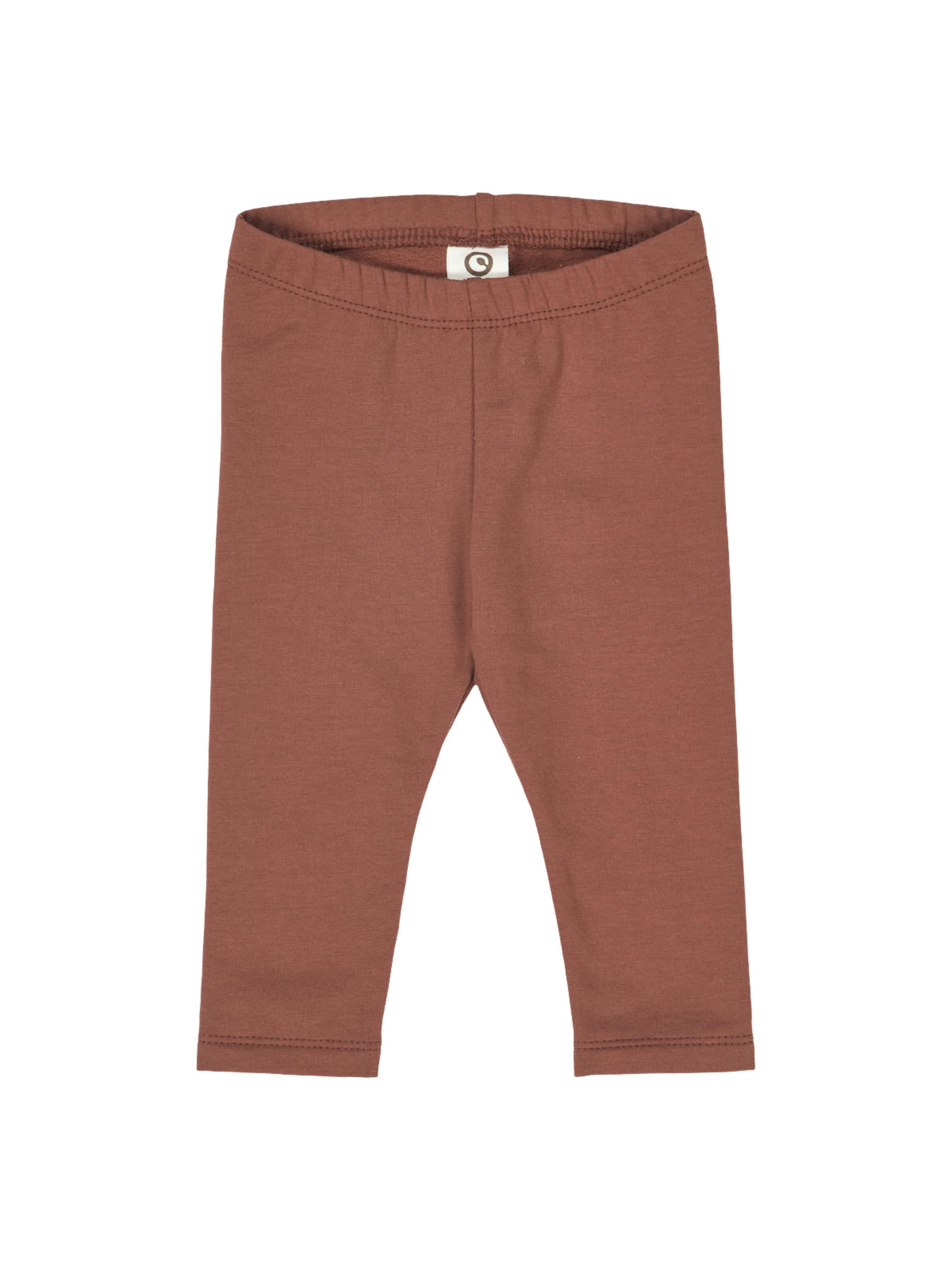 Müsli by GREEN COTTON - Skinny Leggings em castanho: frente