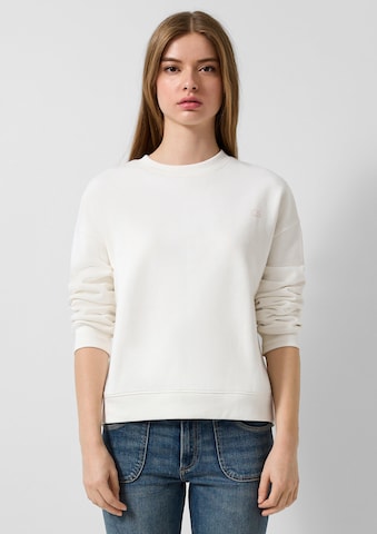 QS Sweatshirt in Beige: voorkant