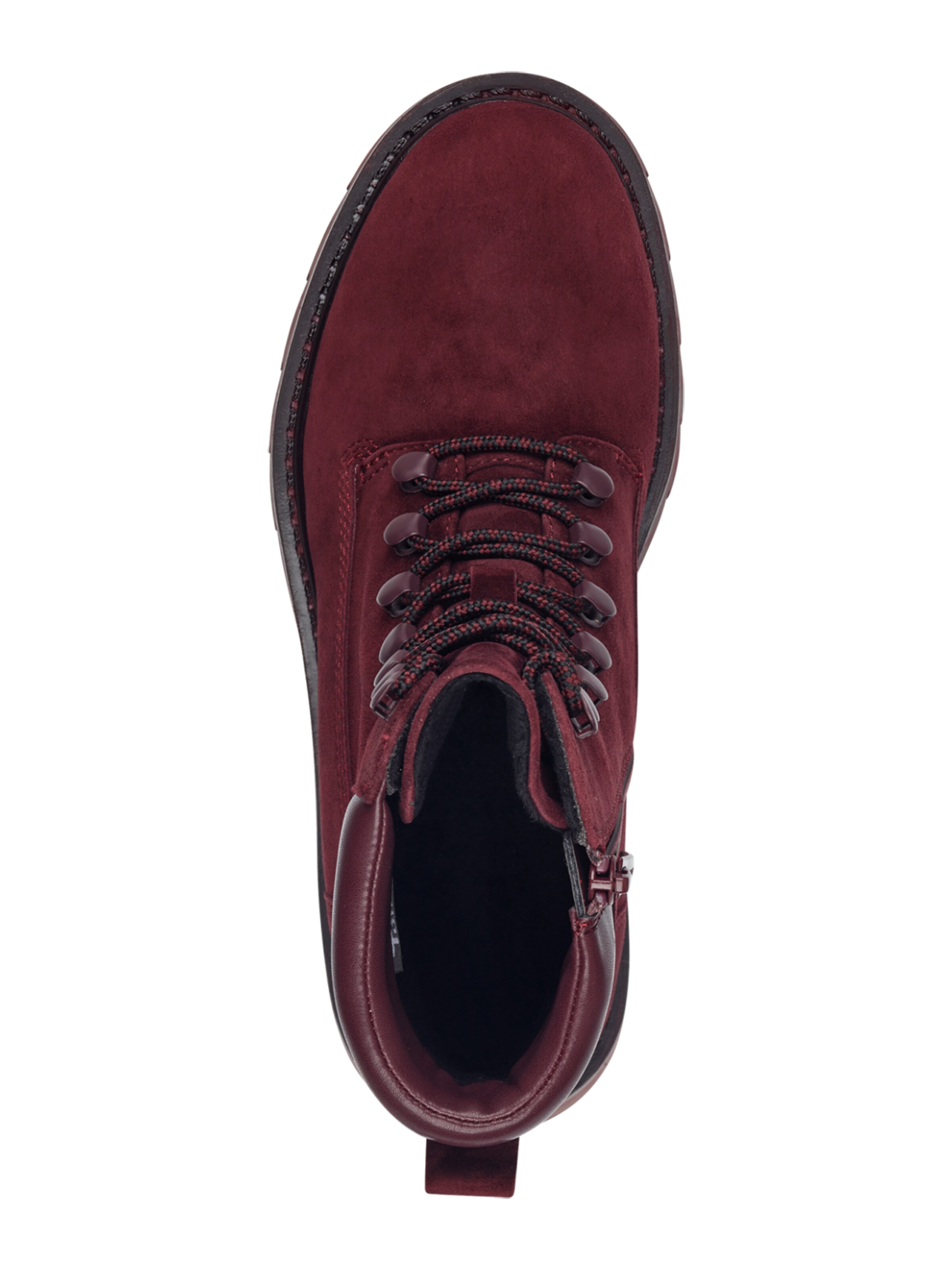 Bottines à lacets Tamaris en rouge