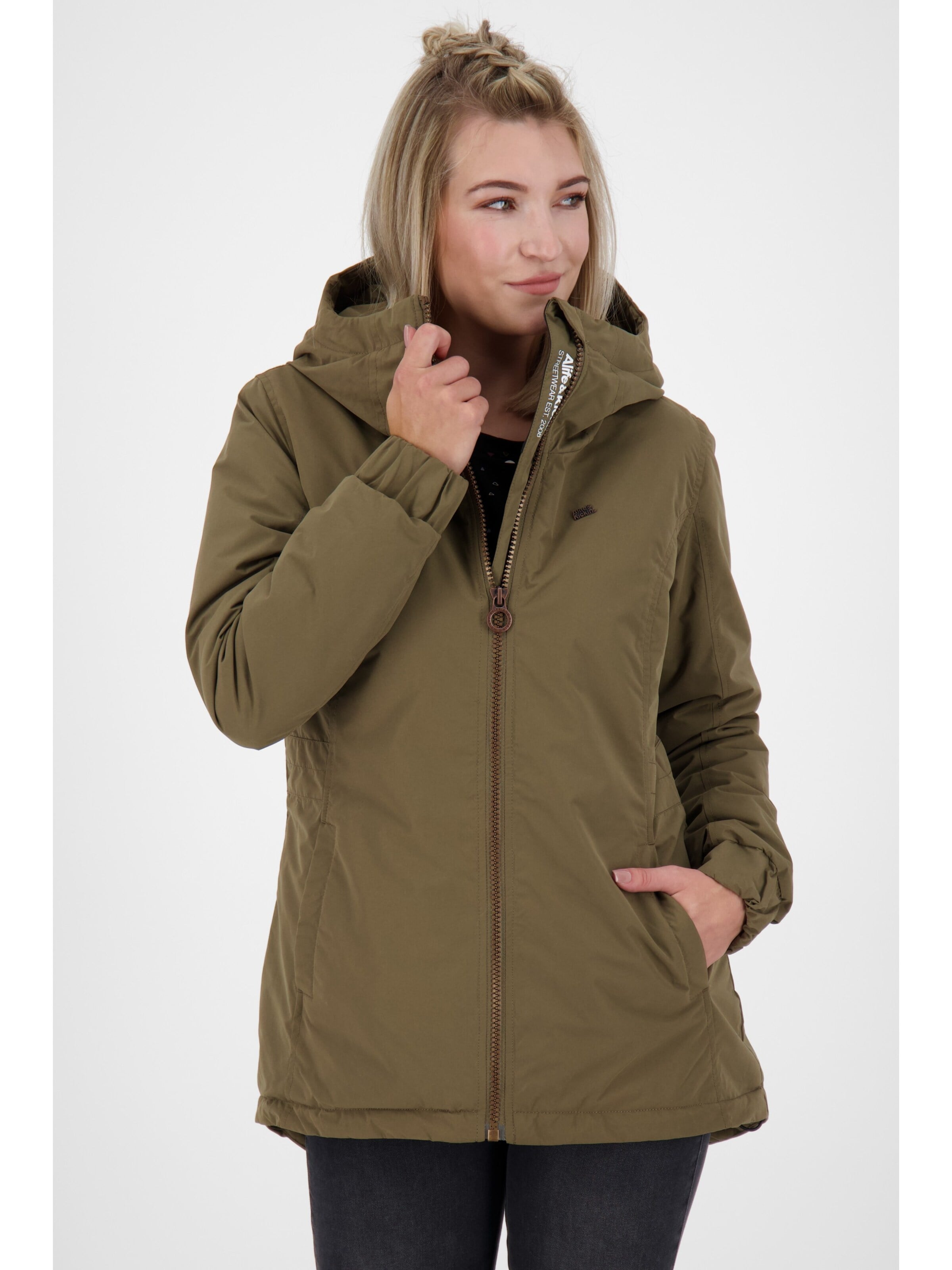 alife & kickin Winterjacke 'NalinaAK A'‌ in Grau
