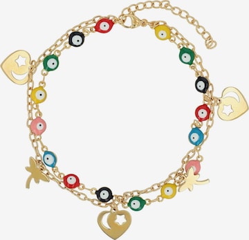 Akzent Fußschmuck 'Prisara, langlebig' in Gold: Vorderseite