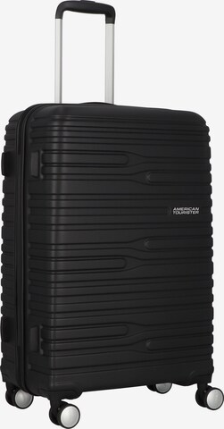 American Tourister Kofferset 'Wavestream' in Schwarz