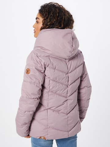 Ragwear Winter Jacket 'NATESA' in Purple