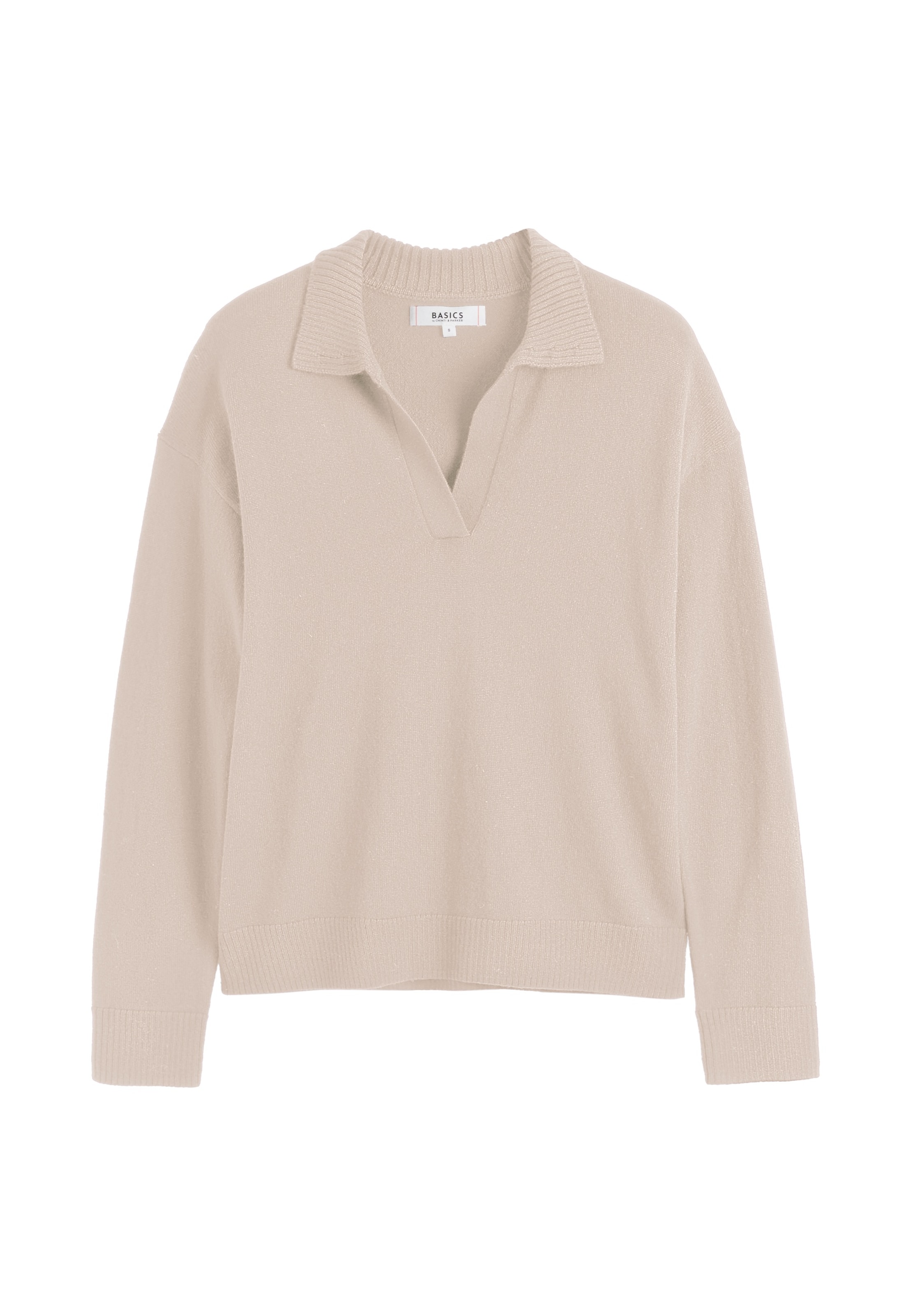 Chinti & Parker Pullover 'Basics' i hvid: forside